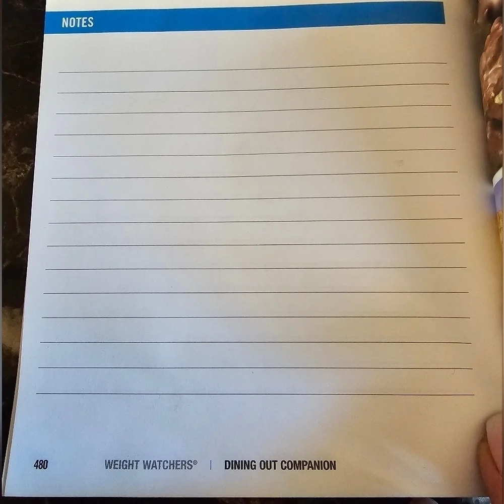 Weight Watchers Dining Out Companion Book